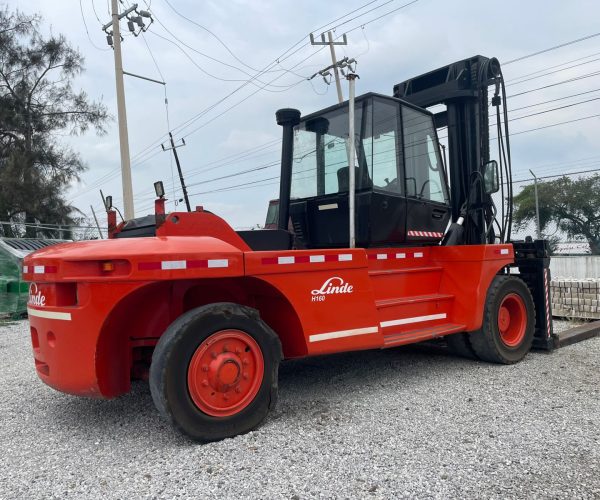 2001 LINDE H160 16‑TON H 160 DIESEL FORKLIFT PERKINS ENGINE 003